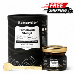 BetterAlt Pure Himalayan Shilajit Resin High Potency for Men & Women