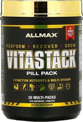 Allmax Nutrition Vitastack 7-Function Nutrients & Multi-Vitamin – 30 Multi-Pack
