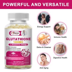 L-Glutathione 1000mg Tablets – Liver Health, Antioxidant, UV Protection Support