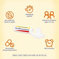 Oscillococcinum Flu Relief Pellets – Homeopathic Remedy with 30 Non-Drowsy Doses