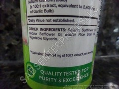 840 Nature’s Truth ODORLESS GARLIC 2400mg Quick Release Softgels 7 bottle of 120