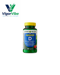 Spring Valley Extra Strength Vitamin D3 Fast Dissolve, 5000 IU, 90 Count
