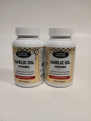 2x Oladole Natural Garlic Oil 4500mg 250ct (500ct) Exp 09/27