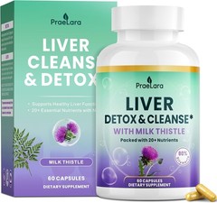 32-in-1 Liver Cleanse Detox & Repair – Herbal Liver Health Support with Milk Thi