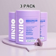 3PCS O Positiv Vitamins Designed for Menopause – (Hormone-Free), 60 Count
