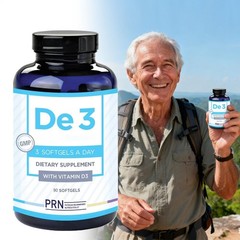 PRN De3 Dry Eye Omega Supplement, Nutritional Help for Dry Eyes 90 Softgels