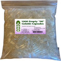 Capsule Connection Usa-Made 1000 Bulk Wholesale Empty Clear Gelatin Capsules,”00