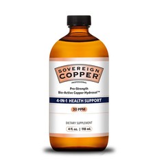 Sovereign Copper Pro-Strength Copper-Hydrosol Bio-Active Liquid Copper Supple…