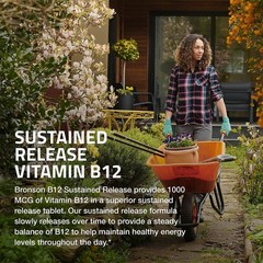 Bronson Vitamin B12 1000 mcg Sustained Release Premium 100 Count (Pack of 1)