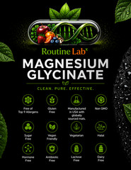 Routine LabX Magnesium Glycinate 90 Capsules (275mg per serving) Supplement