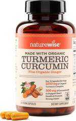 NatureWise Curcumin Turmeric 2250mg 90 Caps ~ Exp 7/28