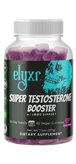 ELYXR – Super Testosterone Booster w/Libido Support 60 Gummies 30serv EXP 3/2027