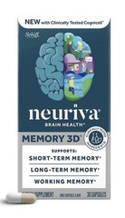 Neuriva Memory 3D Brain Health, 30 Caps Exp. 08/2027