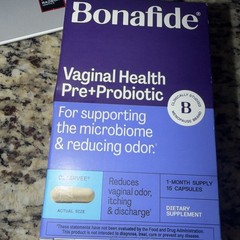 Bonafide Clairvee Vaginal Health Pre + Probiotic Relief Odor Itching 15 Cap 4/27