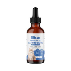 (1-Pack) Blisso Advanced Cat Probiotic Digestive – Drops Support Liquid Drops