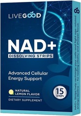 LIVEGOOD NAD+ Dissolvable Strips | Oral NAD Supplement for Cellular Energy