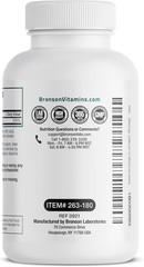 Bronson Zinc Lozenges Antioxidant & Immune Supplement Lemon 180 Chewable Tablets