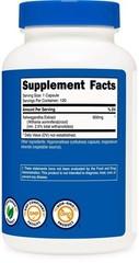 Nutricost Ashwagandha Root Herbal Supplement 600mg (120 Capsules)