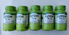 NEW 5 PACK Nature’s Truth Lutein 195 (39 X 5) 20 mg Rapid Release Softgels