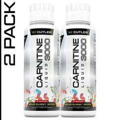 cutler nutrition 2 Pack Carnitine 3000 Liquid Supplement For Energy Recovery