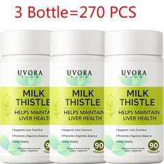 Uvora Milk Thistle Detox, Premium Herbal Supplement With Milk Thistle Extrac.