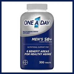 300 Tablets One A Day Men’s 50+ Multivitamin LARGER SIZE Exp 12/2026+