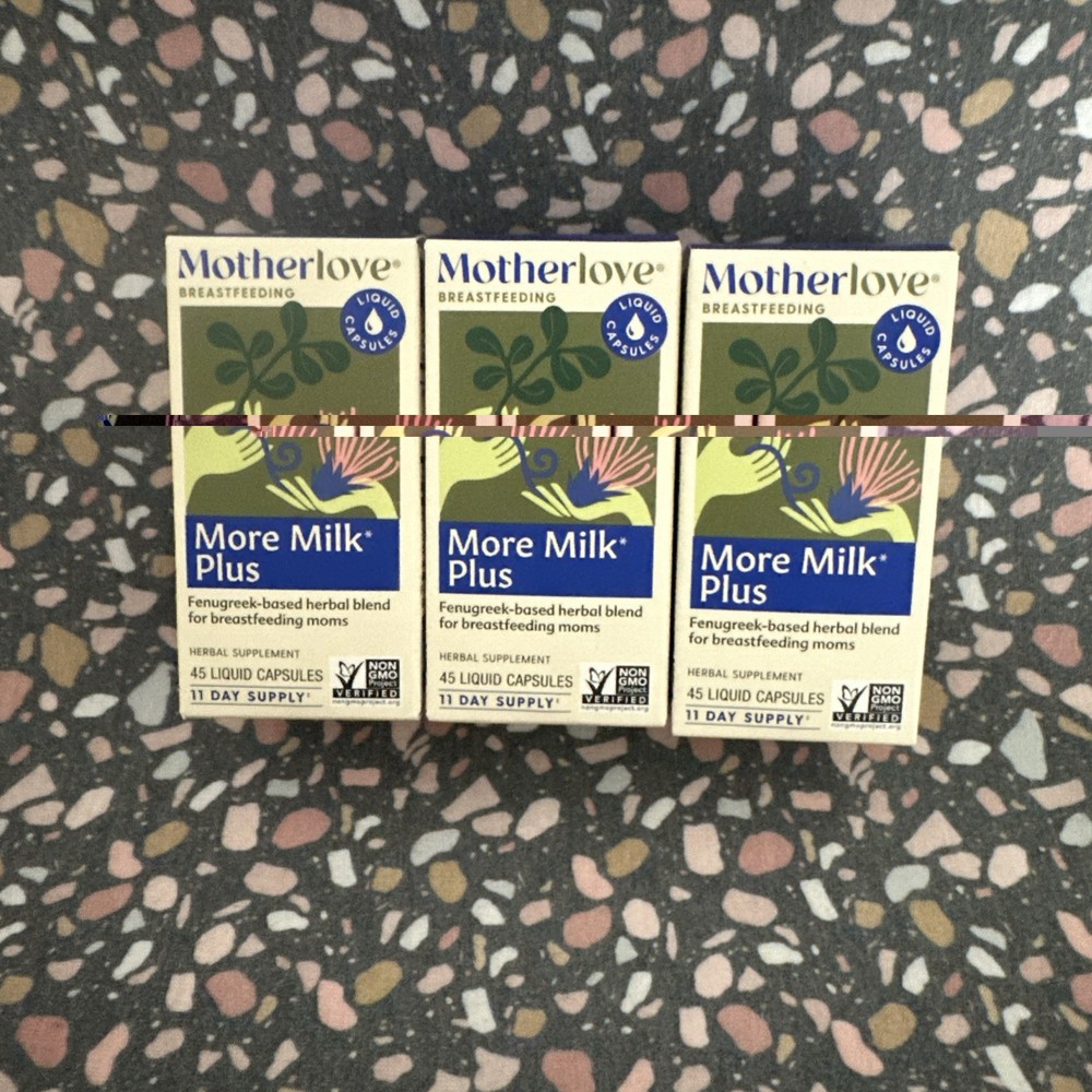 Motherlove More Milk Plus Lactation Supplement – 45 Liquid Capsules – 3 Pack