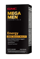 GNC Mega Men Energy One Daily Men’s Multi Vitamin 60 Caplets 10/25 FREE SHIP