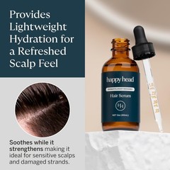 (1-Pack) Happy Head Hair Regrowth Serum – Leave In Scalp & Hair Treatment Drops