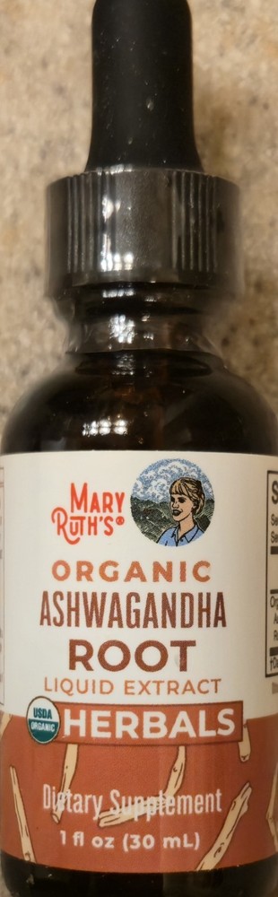 Mary Ruth’s ASHWAGANDA ROOT EXTRACT LIQUID 1 fl oz (60 Servings) BEST BY 11/26