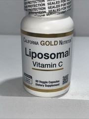 Sealed California Gold Liposomal Vitamin C, 60 Caps