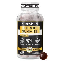 Pure Shilajit/Shilajeet Tamarind Gummies 100mg For Men, Women – 60 Gummies