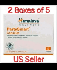 Himalaya Party Smart 10 Capsules 2 Packs Of 5 Exp 03/2028 US Seller Fast Free SH