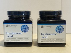 2x Youtheory Hyaluronic Acid Advanced Formula Joint Skin Support 120 Tablets Ea