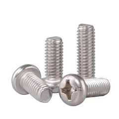 30PCS #10-24 x 3/4 Pan Head Phillips Machine Screws 304 Stainless Steel Metri…