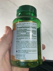 Nature’s Bounty Vitamin E 450 mg (1000 IU) 60 Rapid Release Softgels 06/2026+
