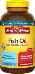 Heart Plus Omega-3 Fish Oil 1000mg Softgels – 125-Day Support for Heart & Cel…