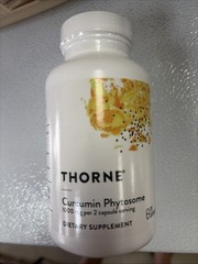 NEW SEALED Thorne Curcumin Phytosome 1000 Mg Supplement, 120 Caps Exp 02/2029