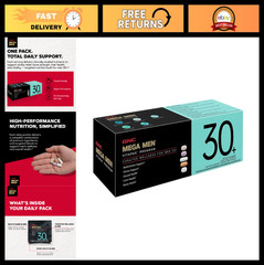 Men’s 30+ Daily Multivitamin Pack | 5-in-1 Formula for Bone Health & Stress Reli