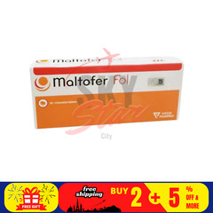 1 X Original MALTOFER FOL CHEWABLE TABLETS 30’S For Iron Deficiency