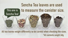 Natural Wood Tea Tin Canister : Oak/Long 5.3oz (150g), Japan ong 5.3oz (150g)