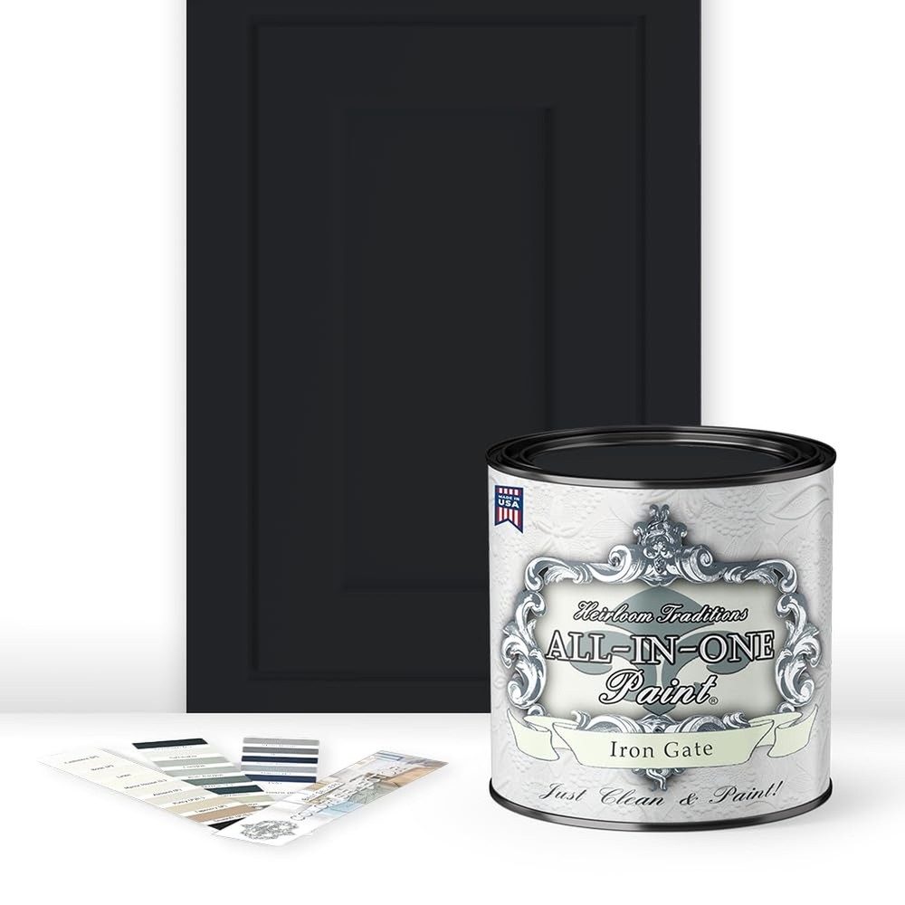 ALL-IN-ONE Paint by Heirloom Traditions, Iron Gate, Quart 32 Fl Oz (Pack of 1)
