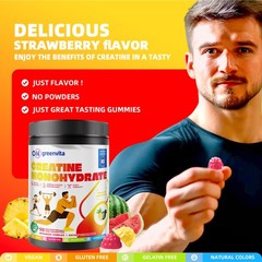 ON GREENVITA Creatine Gummies Pineapple Watermelon 135ct