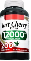 Tart Cherry 12000mg 200 Vegetarian Capsules