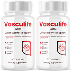 (2 Pack) Vasculife Blood Balance Support Capsules Vascu Life Pills (120 ct)