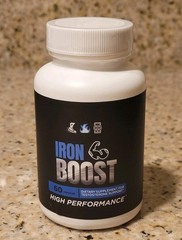 IRON BOOST HIGH PERFORMANCE BOTTLE 60 CAPSULES NEW