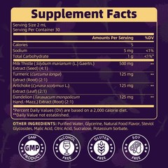 Liver Cleanse & Detox Drops MilkThistle 60,000 mg Milk Thistle Seed 2 FL.OZ