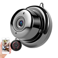 Q&F Tech V380Pro Mini WiFi Wireless HD Video Camera with Audio for Home Secur…