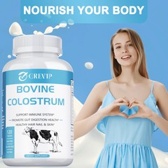 Bovine Colostrum 120pcs -Probiotic, Omega-3 -Immune Beauty Boost Support Non-GMO