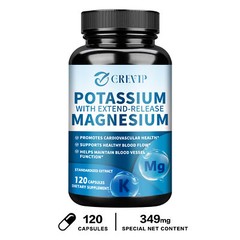 120pcs Potassium+ Magnesium – Promotes Healthy Heart Rhythms and Arterial Health